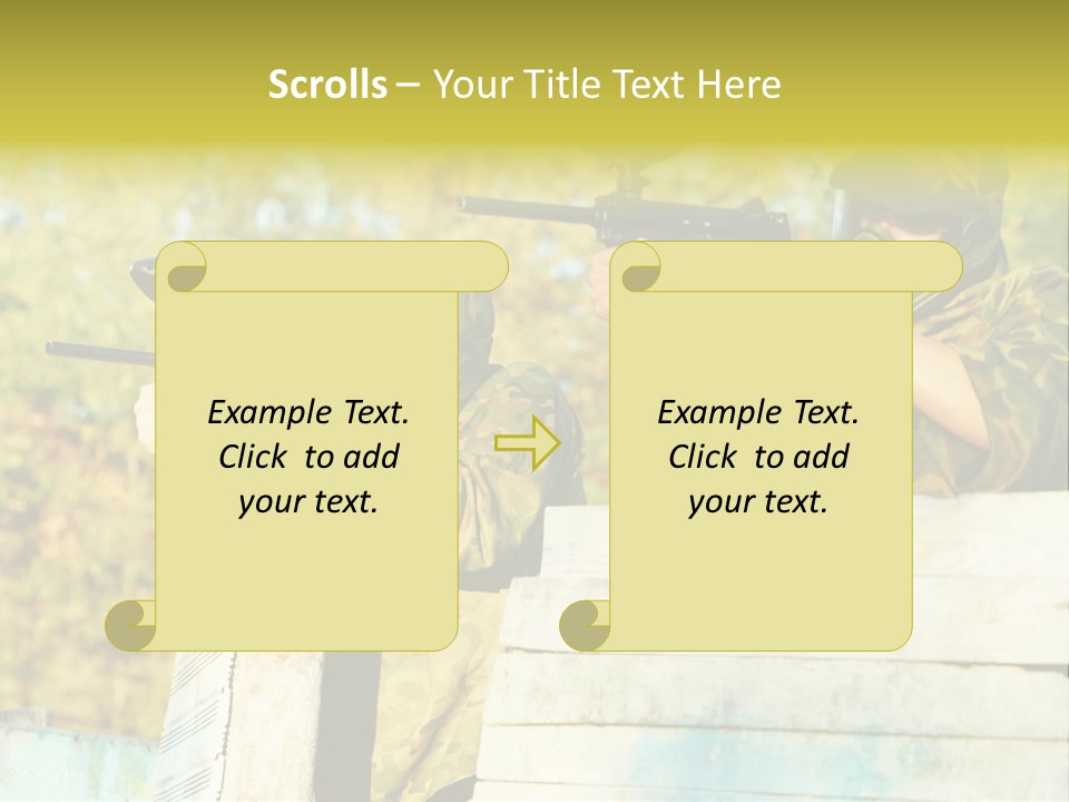 Weapon Team Cover PowerPoint Template
