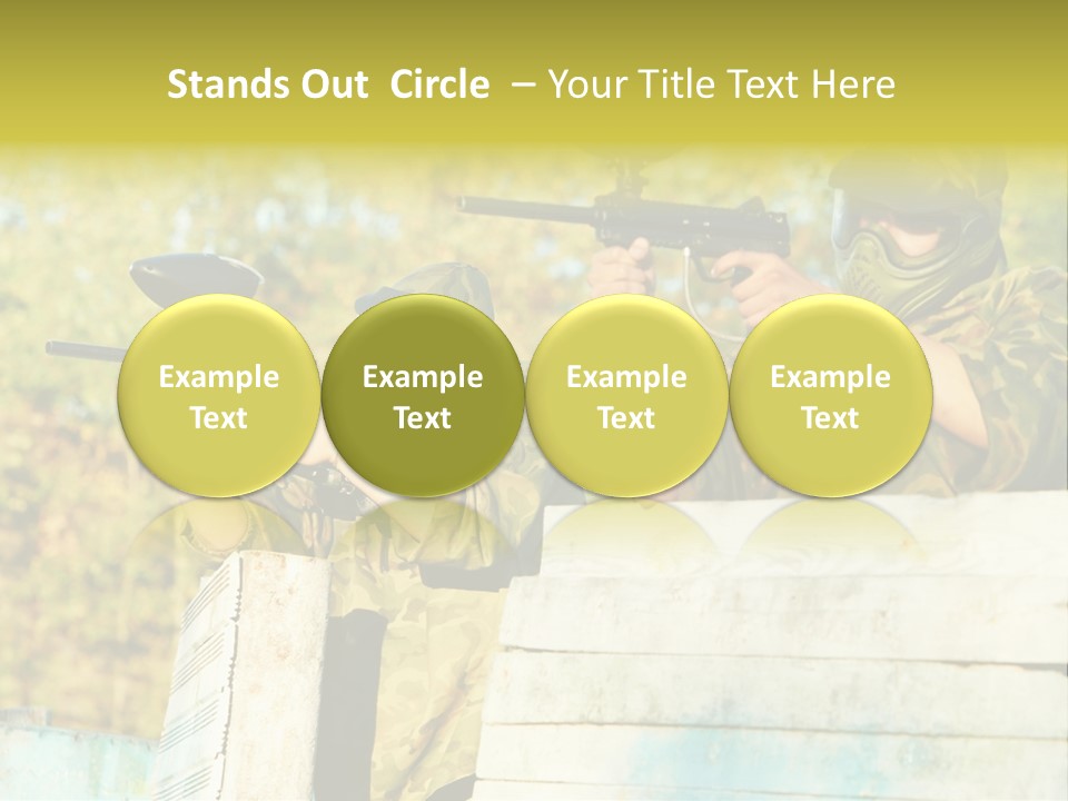 Weapon Team Cover PowerPoint Template