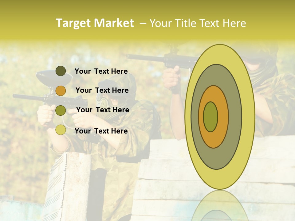 Weapon Team Cover PowerPoint Template