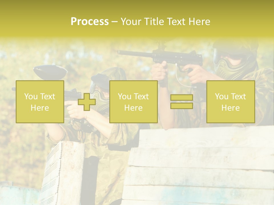 Weapon Team Cover PowerPoint Template
