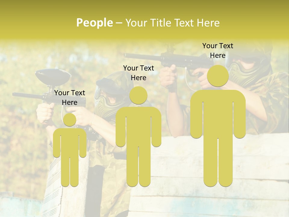 Weapon Team Cover PowerPoint Template