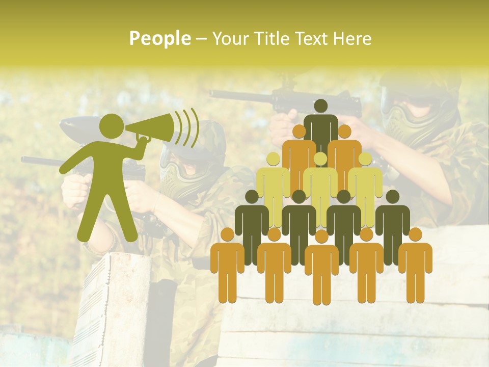 Weapon Team Cover PowerPoint Template