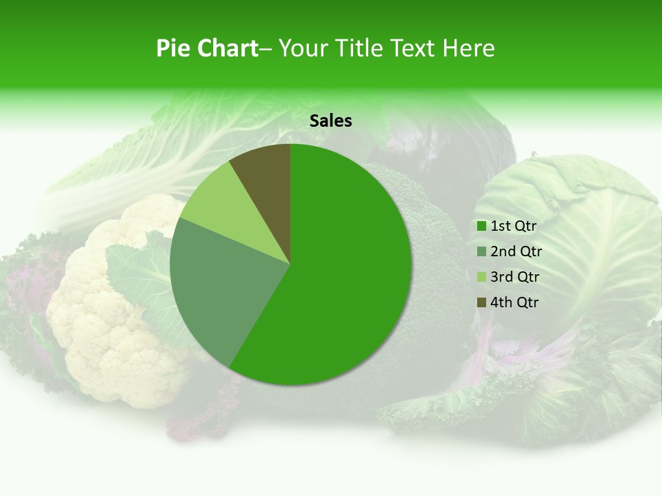 Brussels Cabbages Coleseed PowerPoint Template