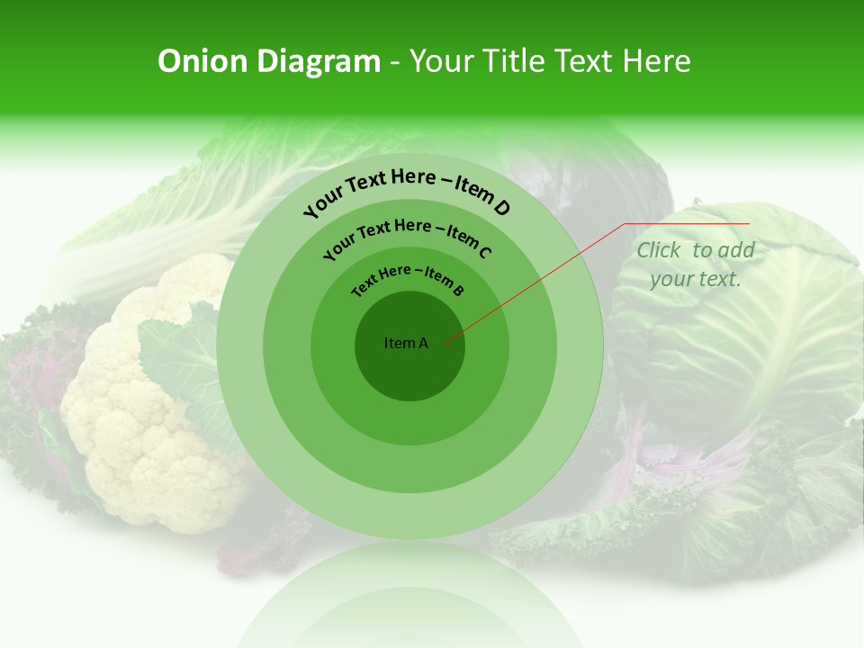 Brussels Cabbages Coleseed PowerPoint Template