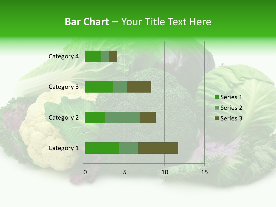 Brussels Cabbages Coleseed PowerPoint Template