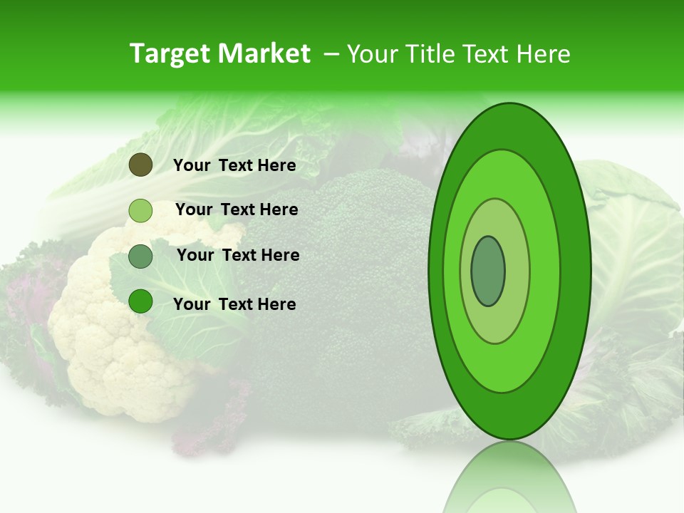 Brussels Cabbages Coleseed PowerPoint Template