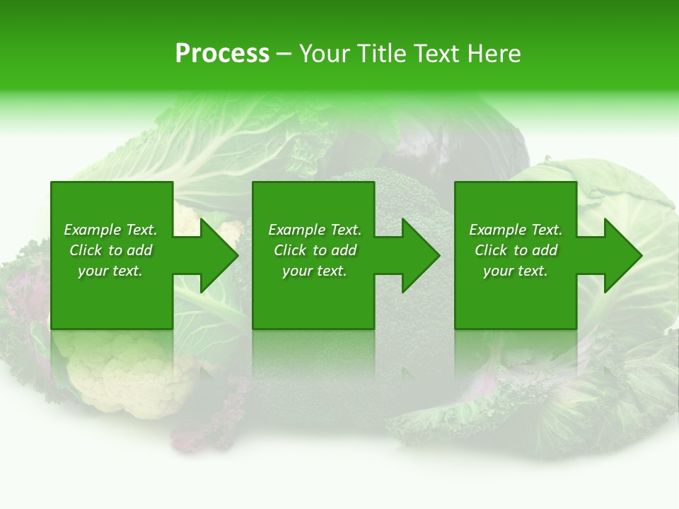Brussels Cabbages Coleseed PowerPoint Template