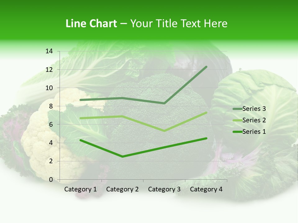 Brussels Cabbages Coleseed PowerPoint Template