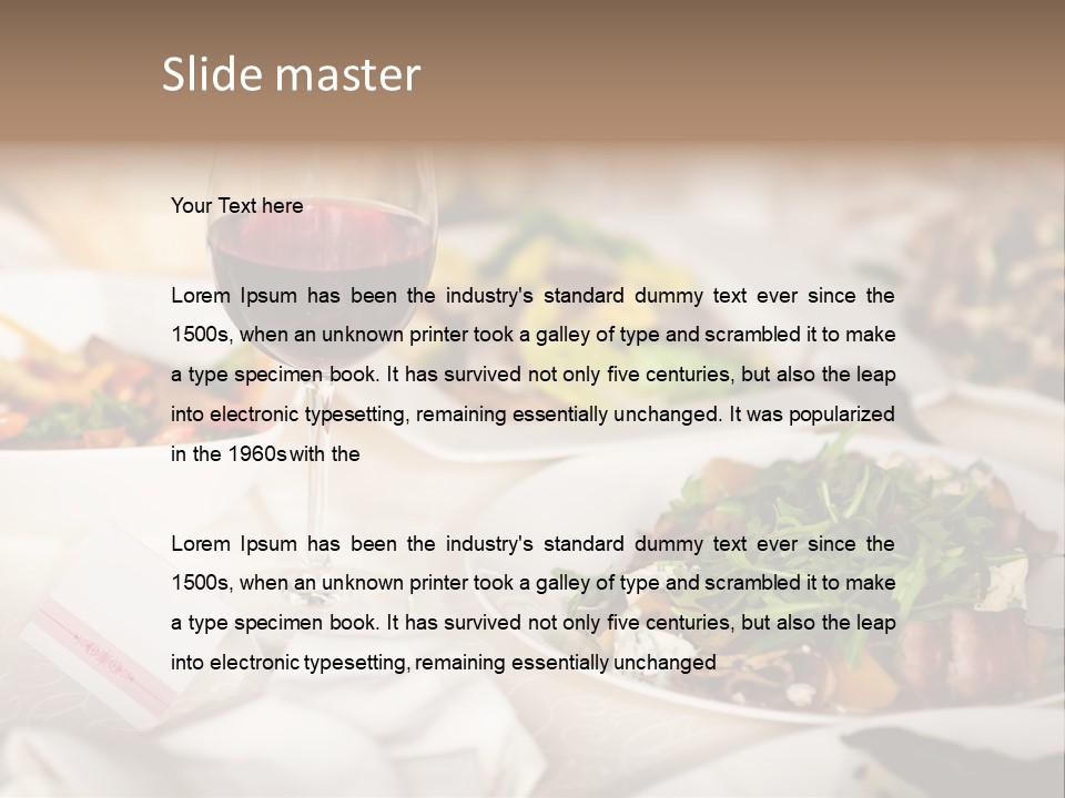 Coffee Nobody View PowerPoint Template