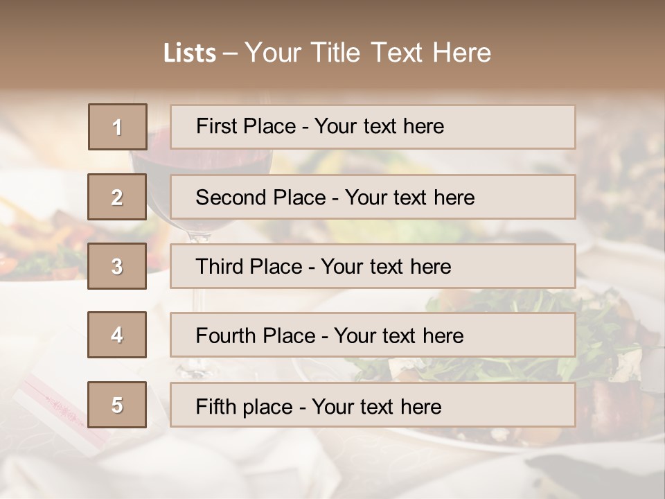 Coffee Nobody View PowerPoint Template