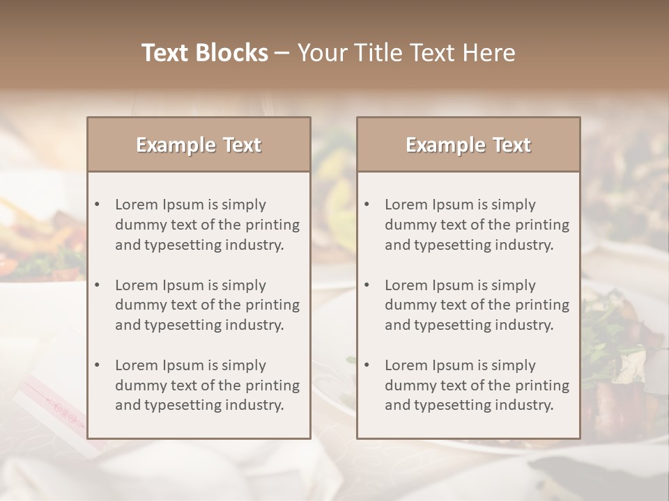 Coffee Nobody View PowerPoint Template