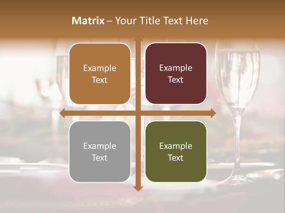 Drink Dining Establishment PowerPoint Template