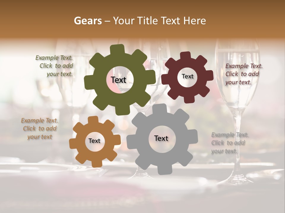 Drink Dining Establishment PowerPoint Template