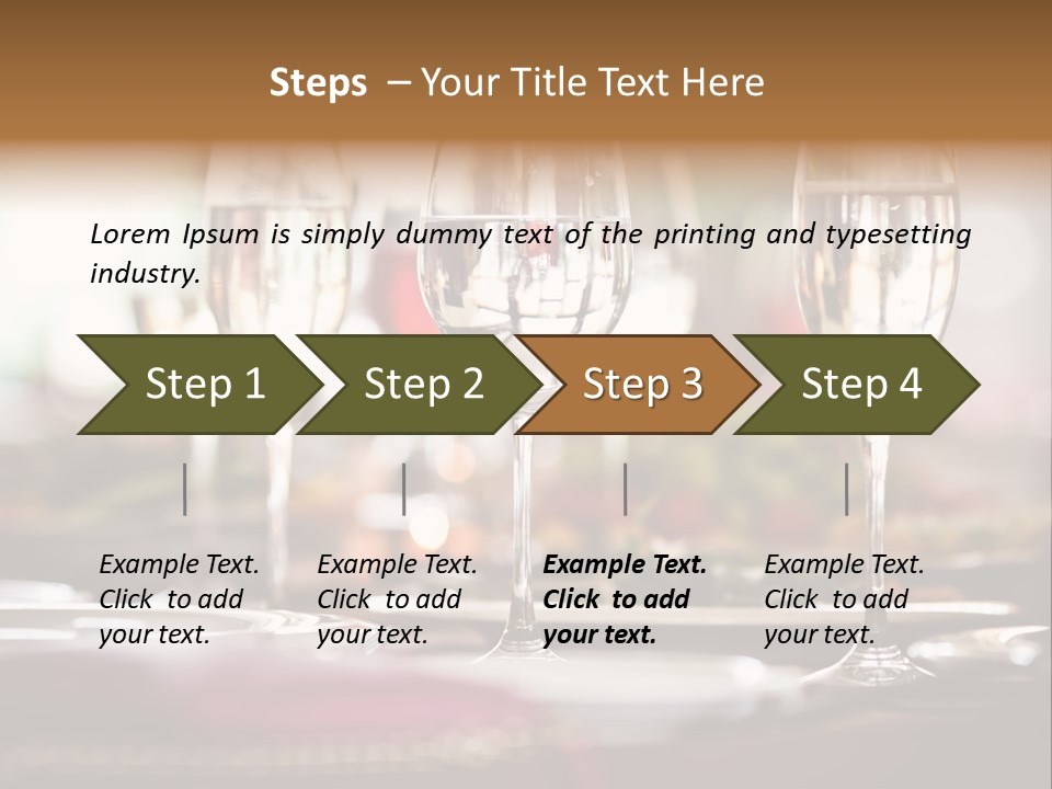 Drink Dining Establishment PowerPoint Template