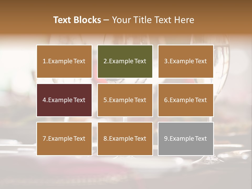 Drink Dining Establishment PowerPoint Template