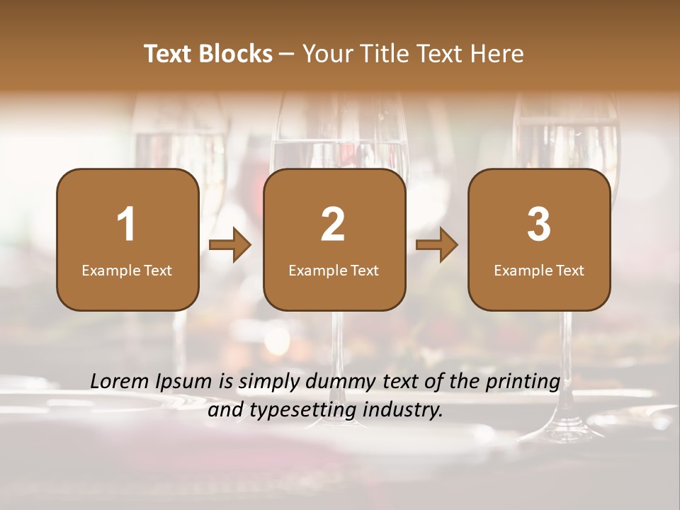 Drink Dining Establishment PowerPoint Template