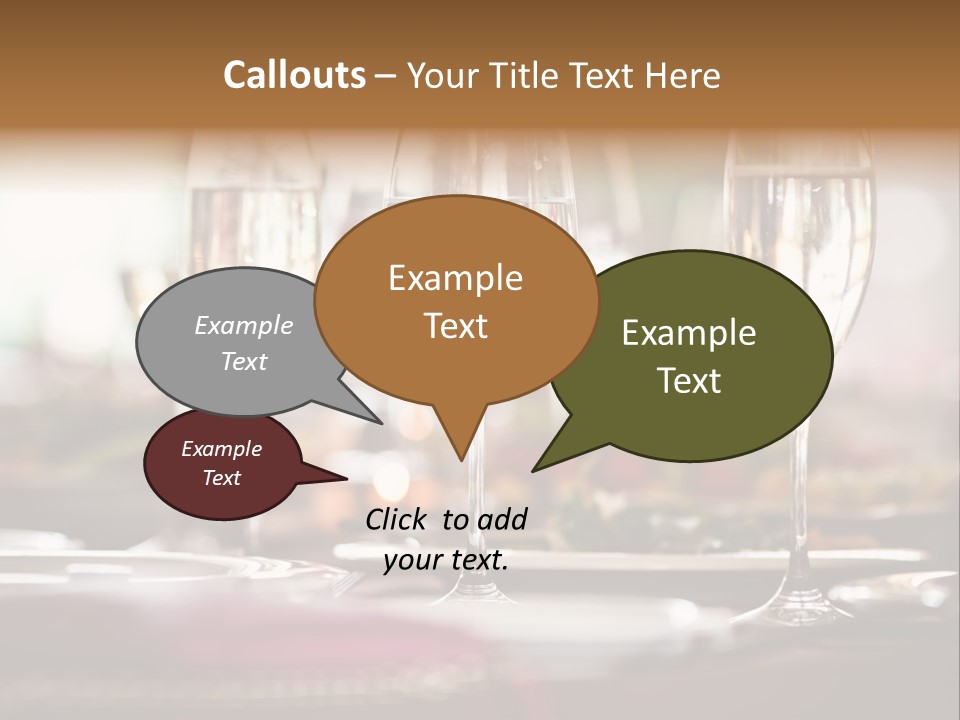 Drink Dining Establishment PowerPoint Template