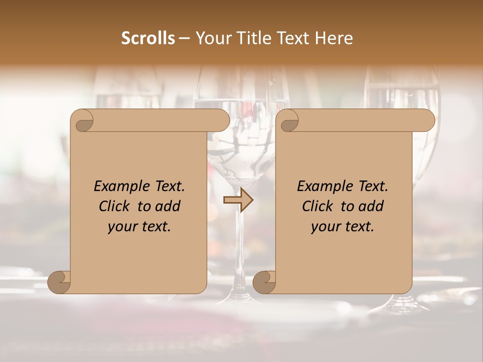 Drink Dining Establishment PowerPoint Template