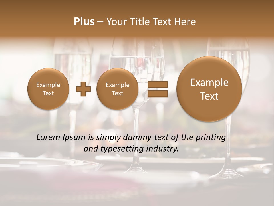 Drink Dining Establishment PowerPoint Template