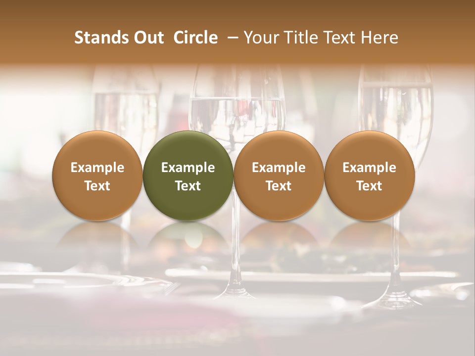 Drink Dining Establishment PowerPoint Template