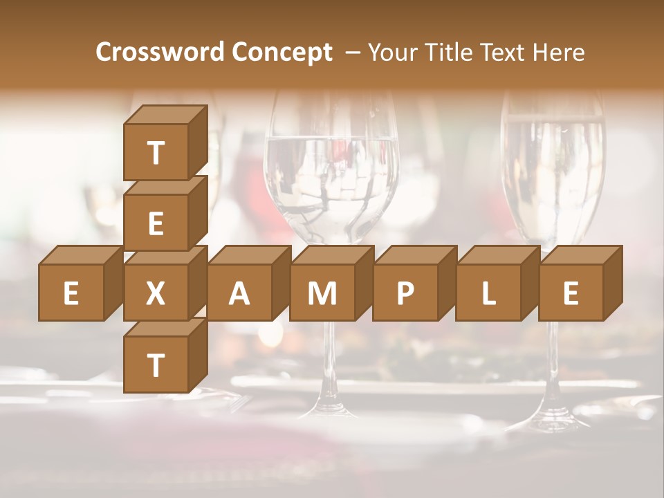 Drink Dining Establishment PowerPoint Template