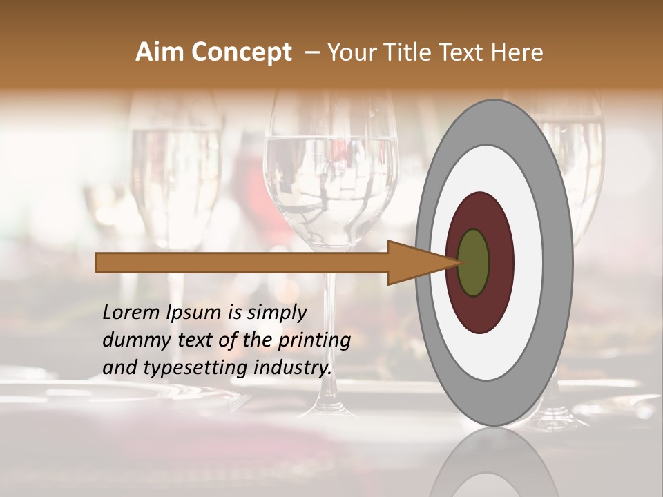 Drink Dining Establishment PowerPoint Template