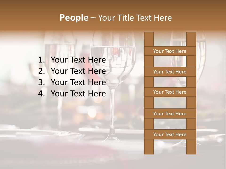 Drink Dining Establishment PowerPoint Template