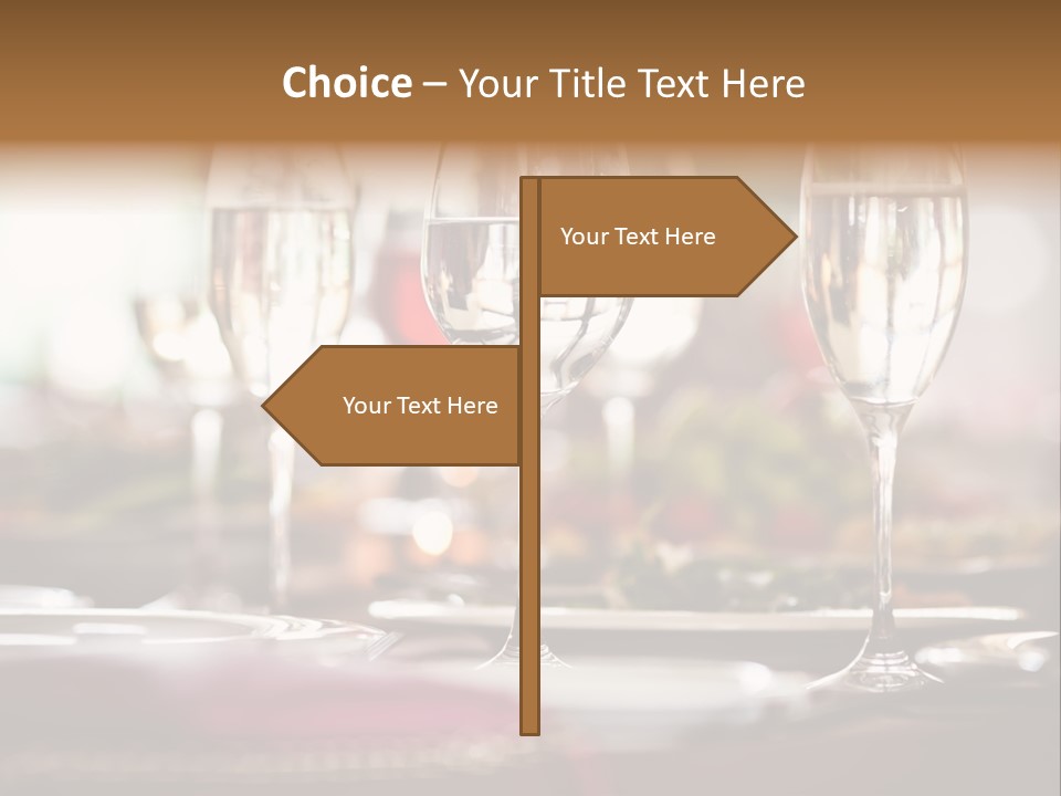 Drink Dining Establishment PowerPoint Template