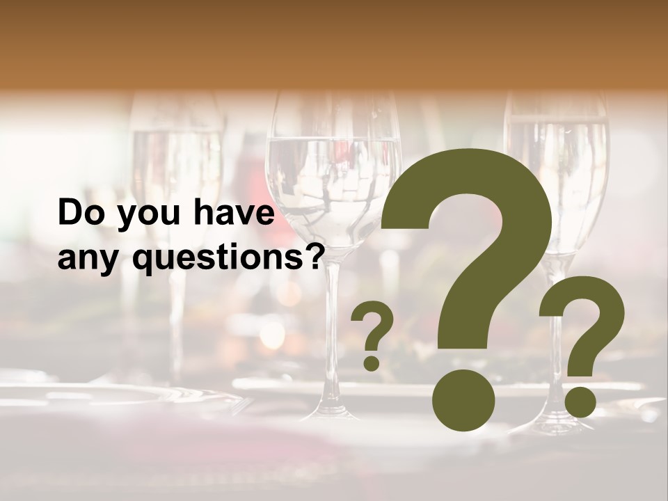 Drink Dining Establishment PowerPoint Template