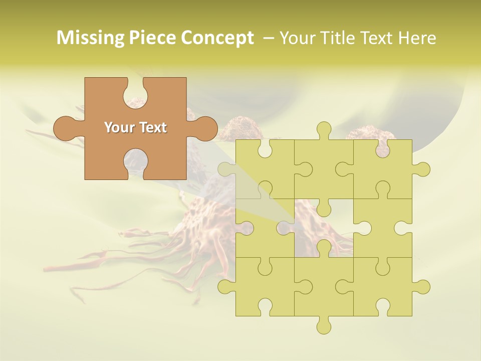 Lymph Lump Dangerous PowerPoint Template