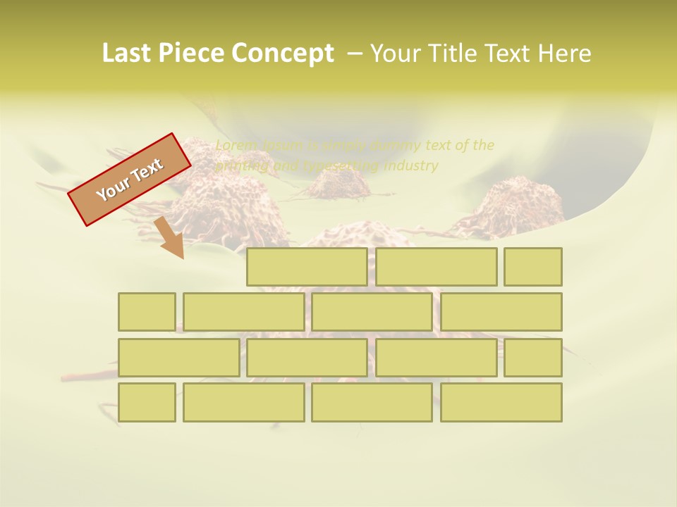 Lymph Lump Dangerous PowerPoint Template