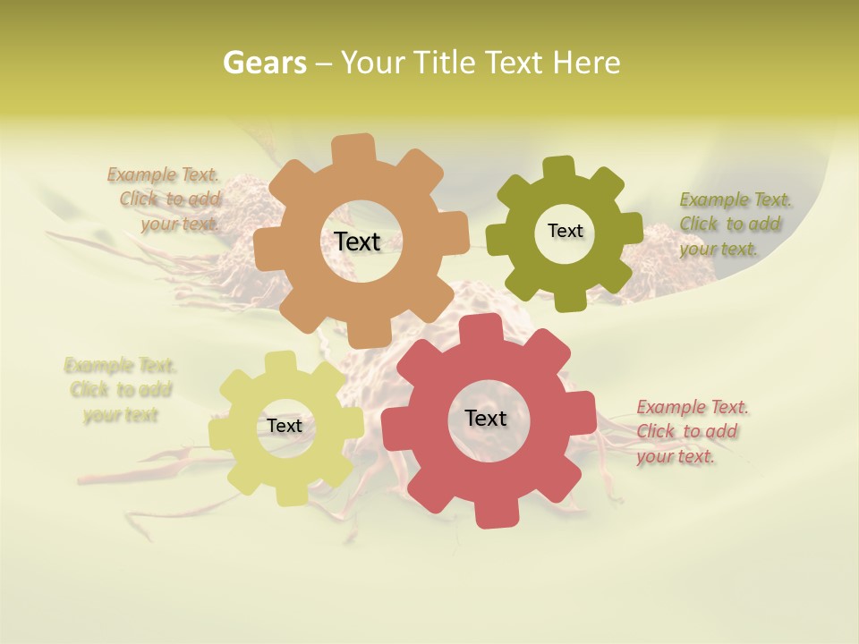 Lymph Lump Dangerous PowerPoint Template