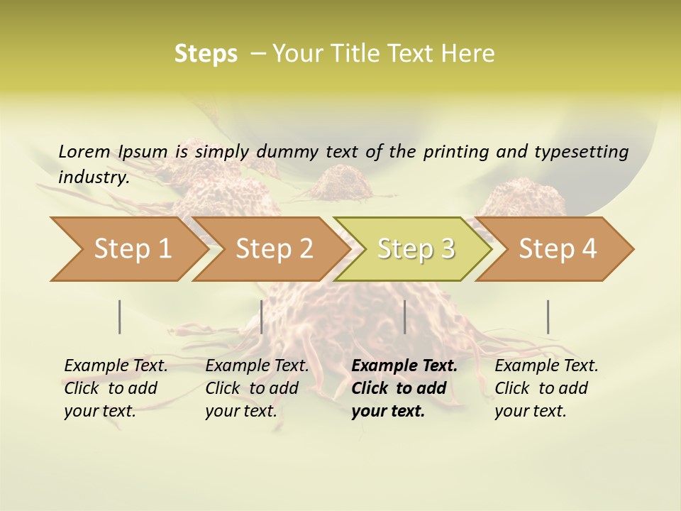 Lymph Lump Dangerous PowerPoint Template