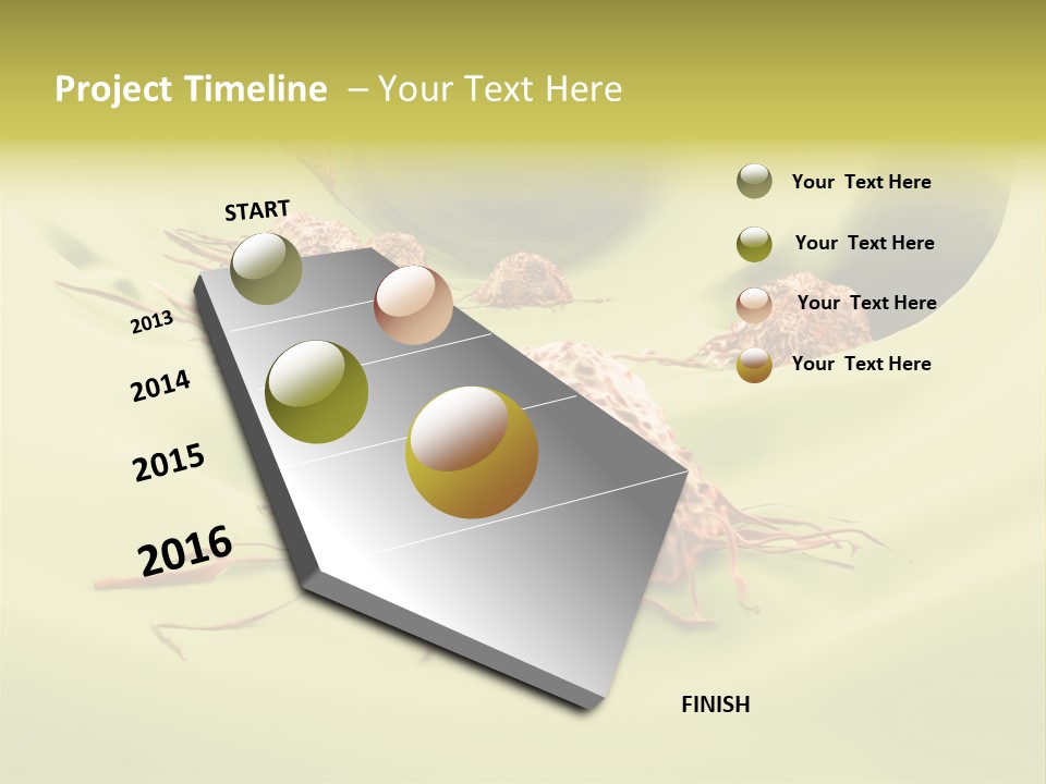 Lymph Lump Dangerous PowerPoint Template