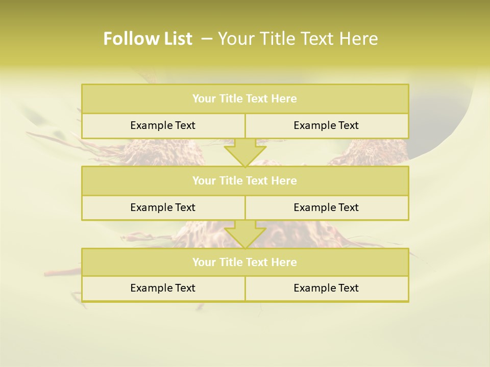 Lymph Lump Dangerous PowerPoint Template