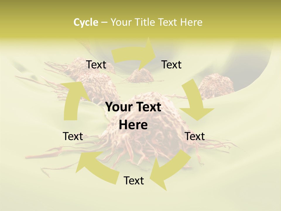 Lymph Lump Dangerous PowerPoint Template