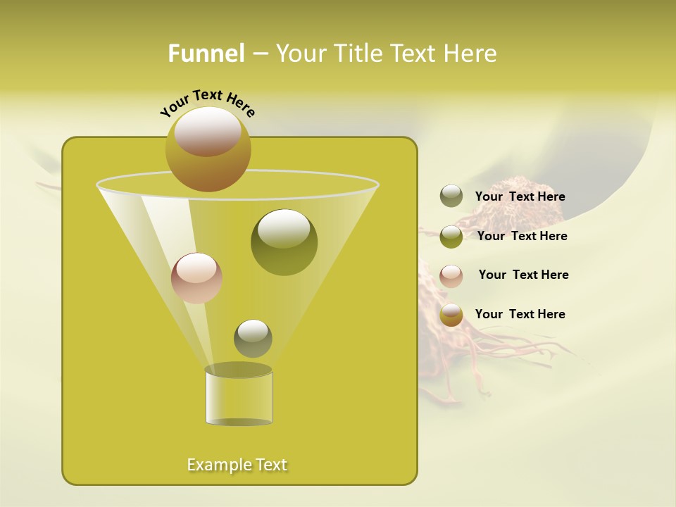 Lymph Lump Dangerous PowerPoint Template