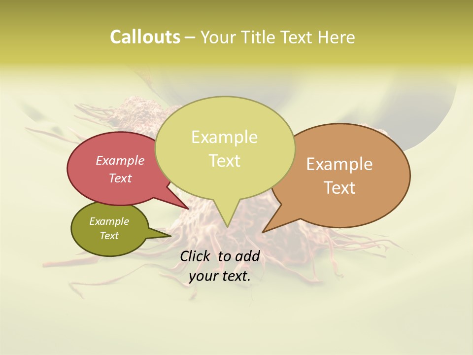 Lymph Lump Dangerous PowerPoint Template