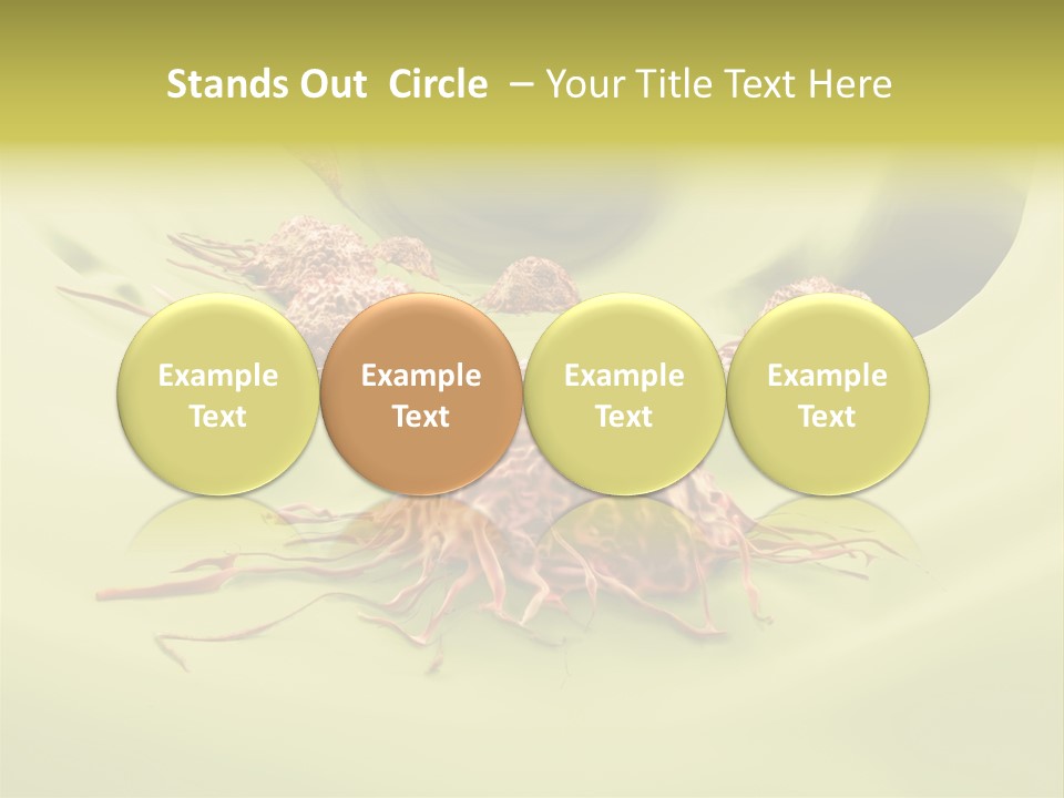 Lymph Lump Dangerous PowerPoint Template