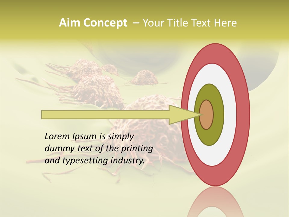 Lymph Lump Dangerous PowerPoint Template