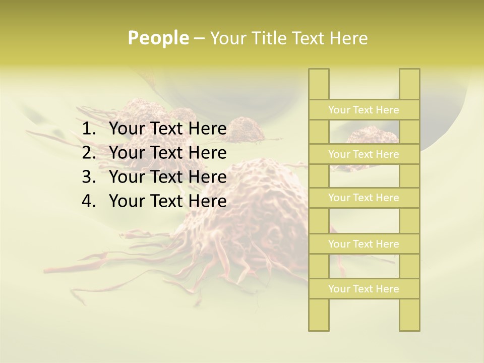 Lymph Lump Dangerous PowerPoint Template