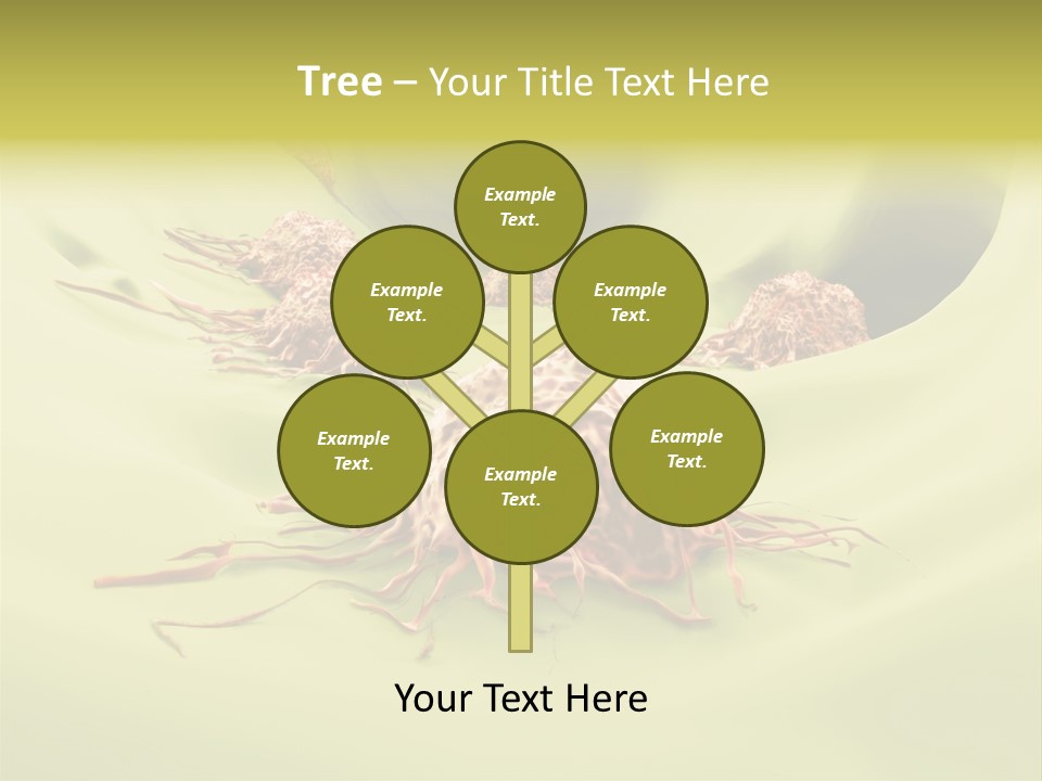 Lymph Lump Dangerous PowerPoint Template