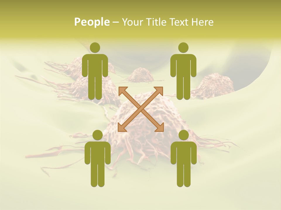 Lymph Lump Dangerous PowerPoint Template