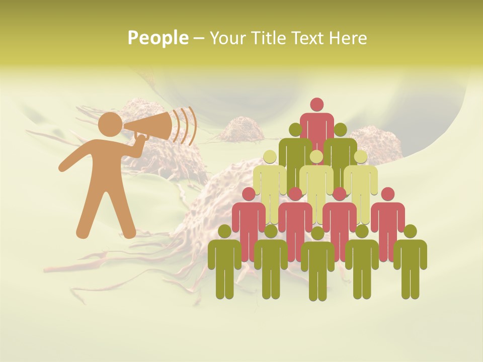 Lymph Lump Dangerous PowerPoint Template