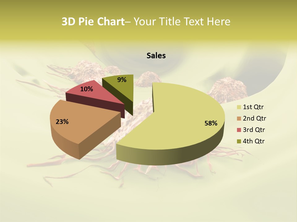 Lymph Lump Dangerous PowerPoint Template