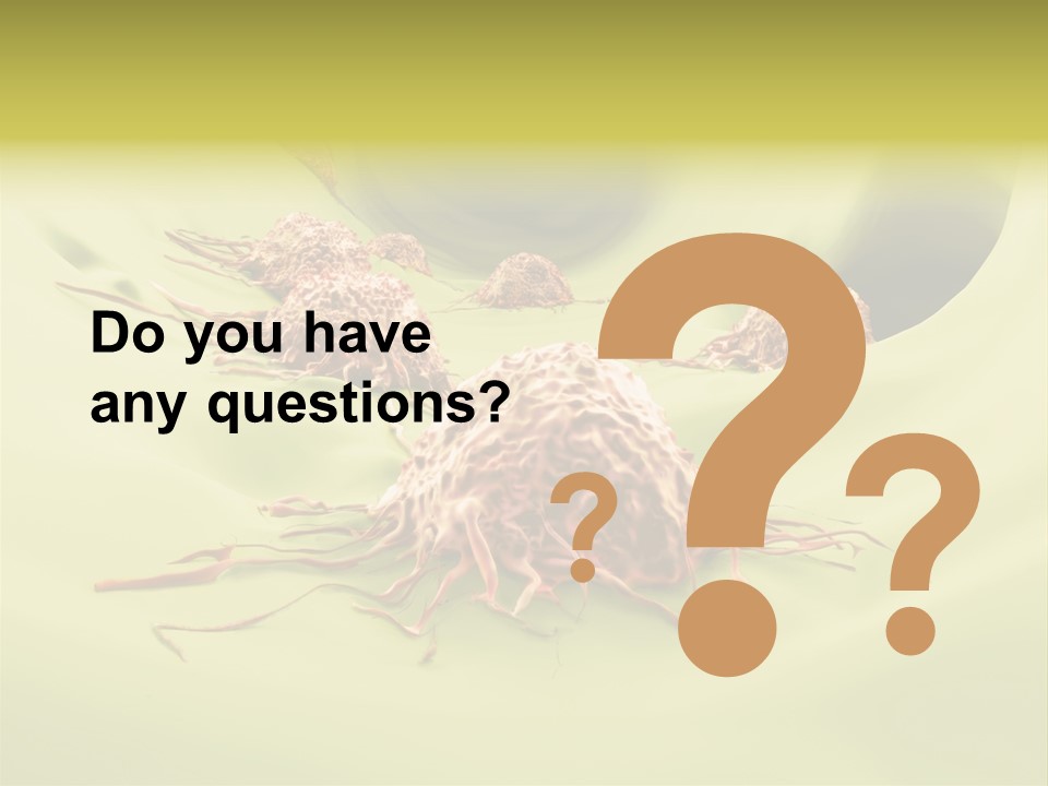 Lymph Lump Dangerous PowerPoint Template