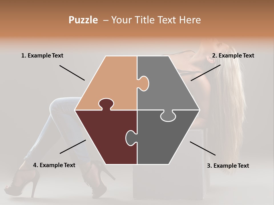 Denim Style Muscular PowerPoint Template