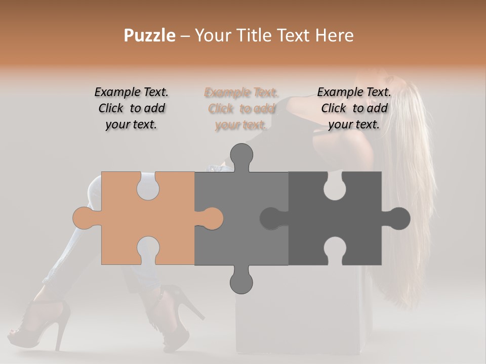 Denim Style Muscular PowerPoint Template