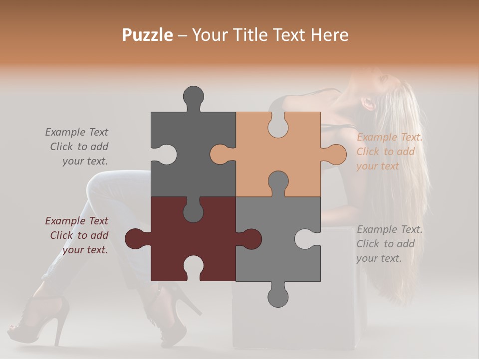 Denim Style Muscular PowerPoint Template