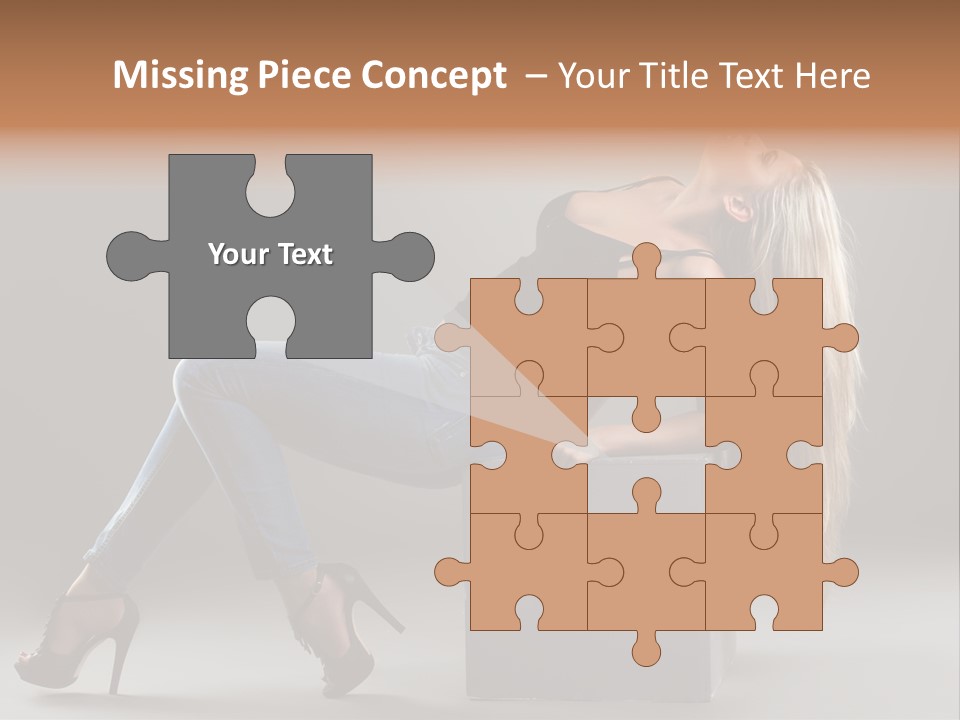 Denim Style Muscular PowerPoint Template